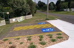 disabled parking hall